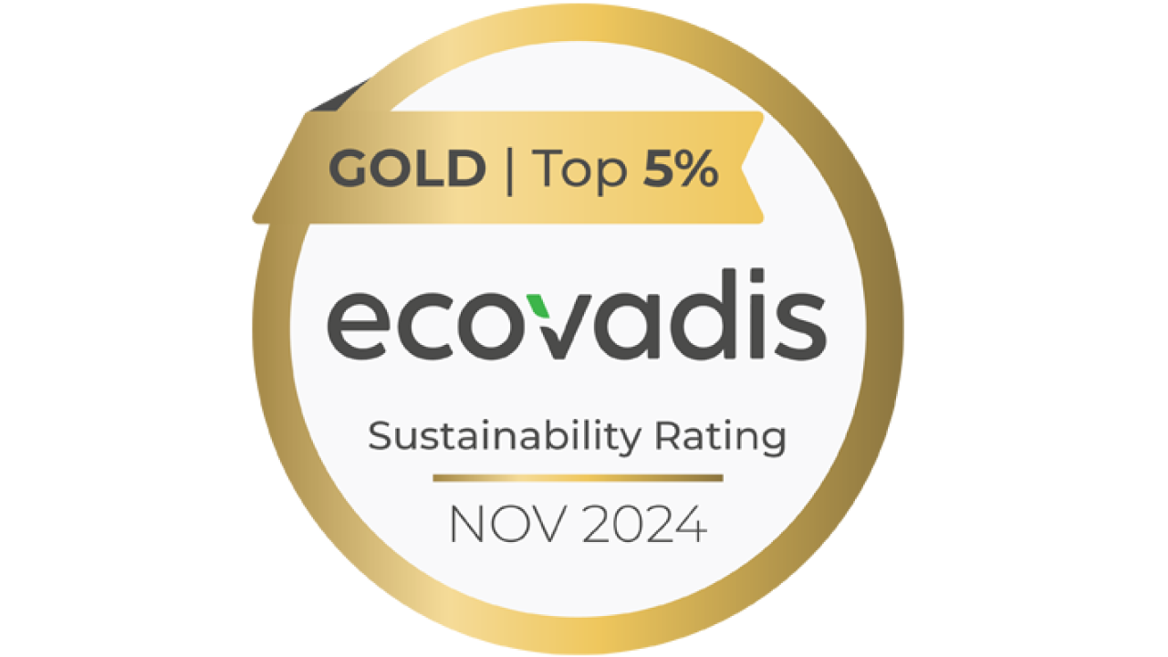 Schréder retains EcoVadis Gold sustainability rating in 2024 for third consecutive year with higher score