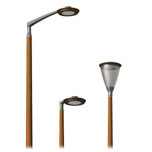 Les luminaires urbains et les poteaux dédiés FLEXIA offrent une excellente opportunité de mettre en valeur l'identité locale à travers l'éclairage public.