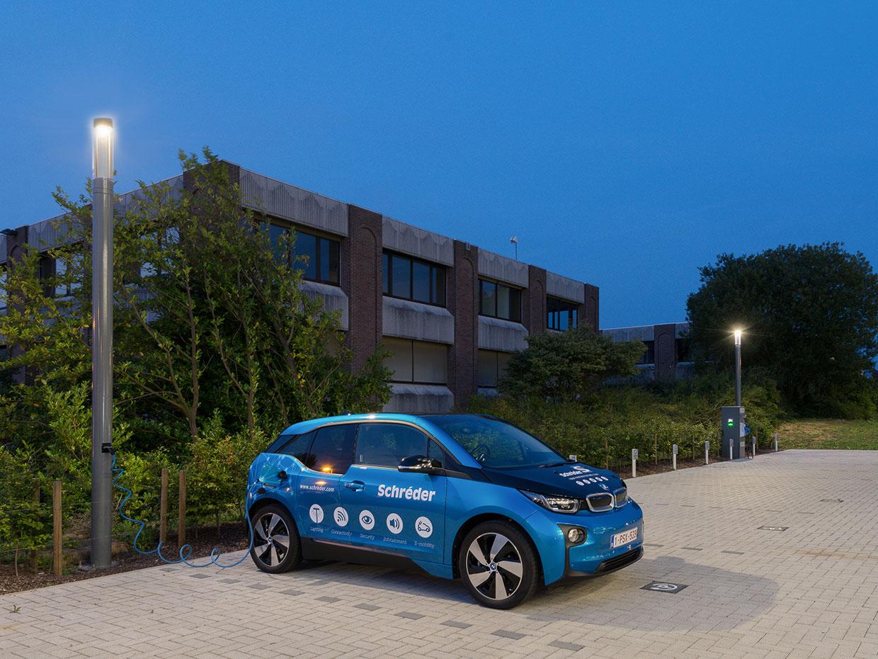 Shuffle fitted with EV charges helps improve sustainable mobility