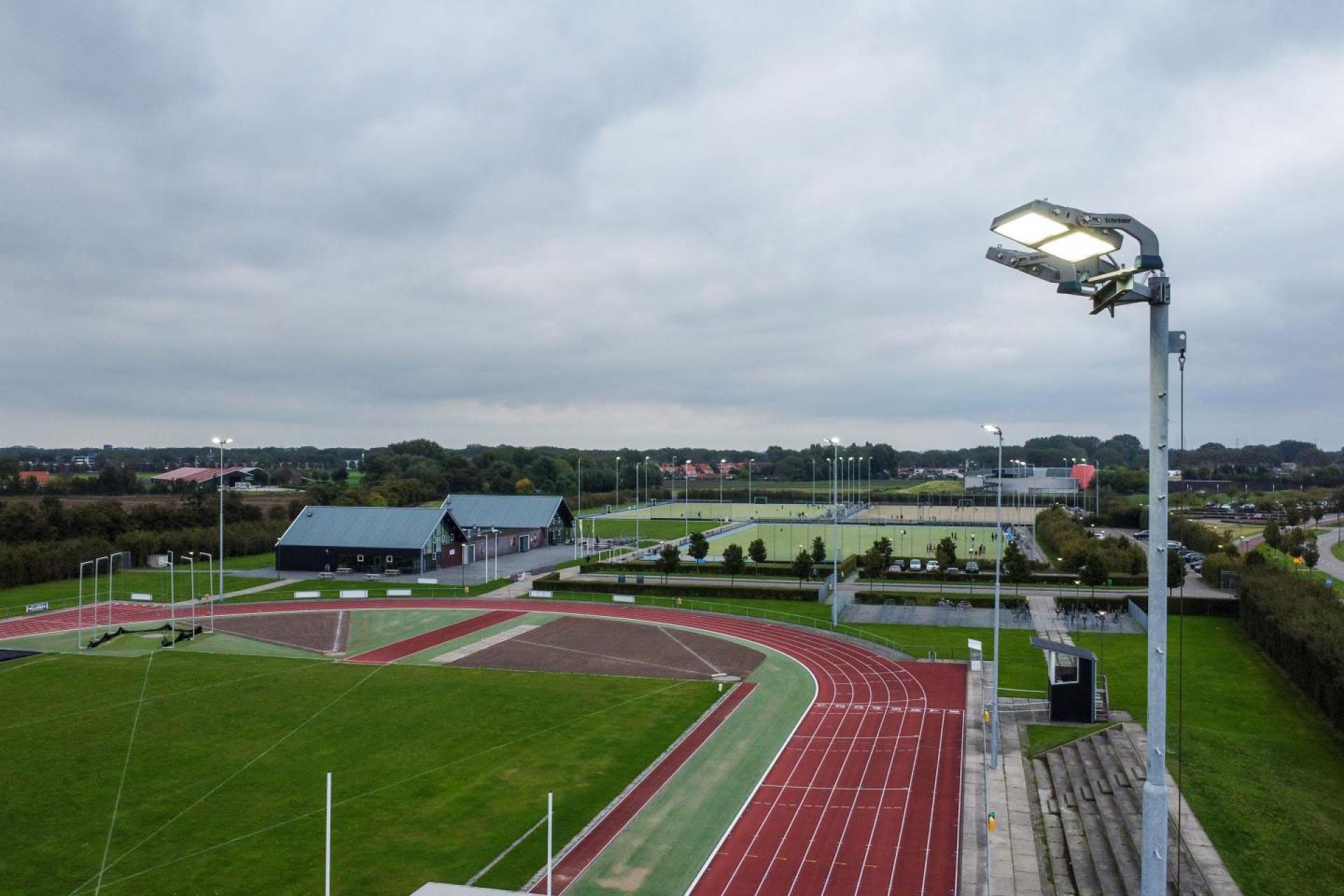 BRITELINE GEN2 floodlights deliver a better quality of light with less energy in Vlissingen sports facilities